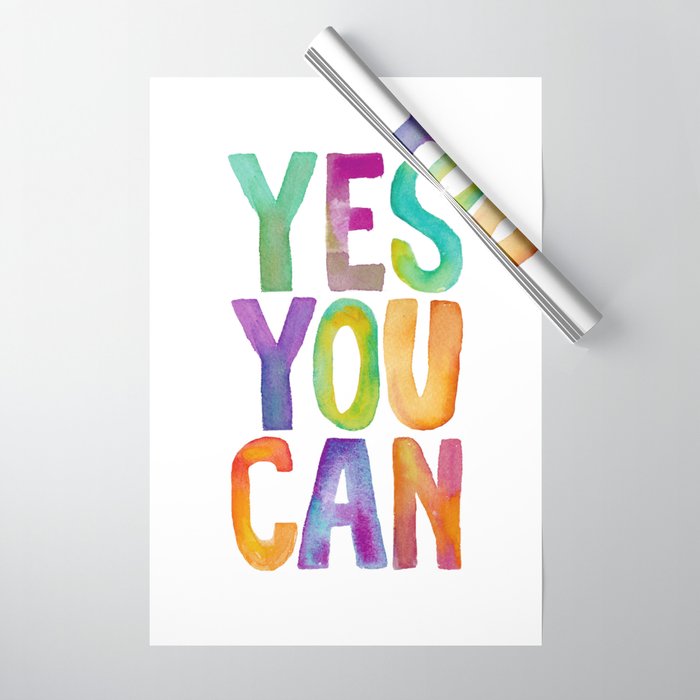 Yes You Can Wrapping Paper Gallery Image 1