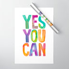 Yes You Can Wrapping Paper Gallery Image 1