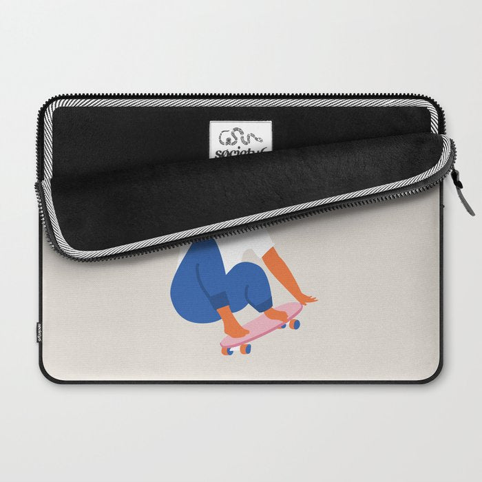 Skateboard girl Laptop Sleeve Gallery Image 2