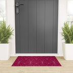 Art Deco in Raspberry Pink Welcome Mat Gallery Image 3