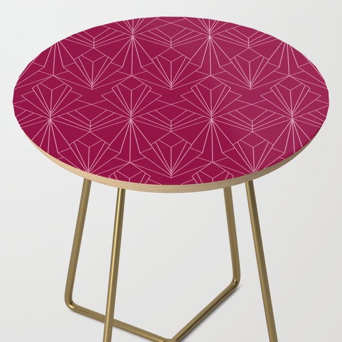 Art Deco in Raspberry Pink Side Table Gallery Image 2