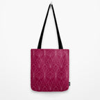 Art Deco in Raspberry Pink Tote Bag Gallery Image 2