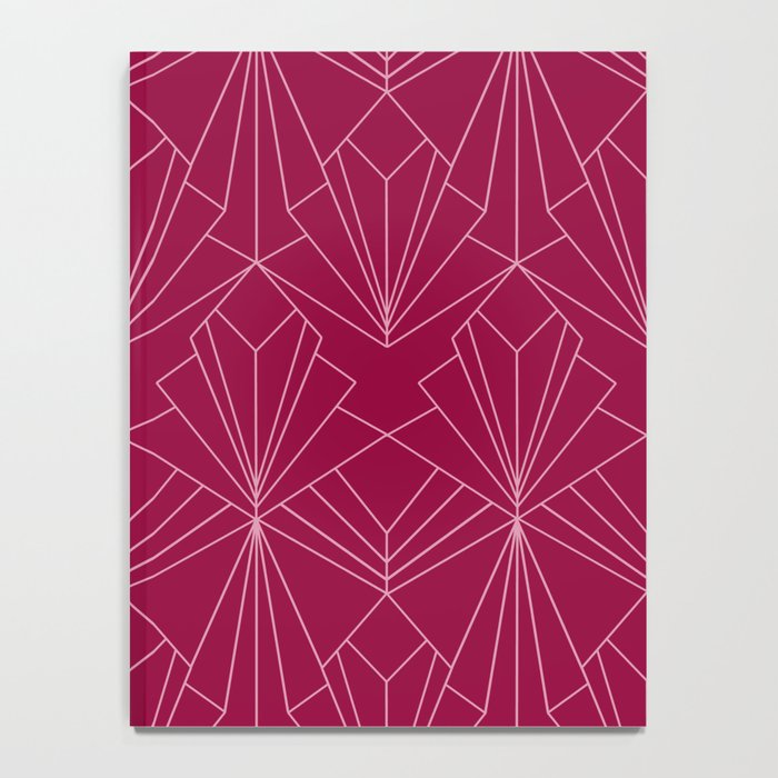 Art Deco in Raspberry Pink Notebook Gallery Image 4