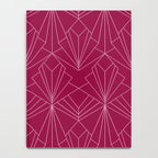 Art Deco in Raspberry Pink Notebook Gallery Image 4