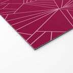 Art Deco in Raspberry Pink Welcome Mat Gallery Image 2