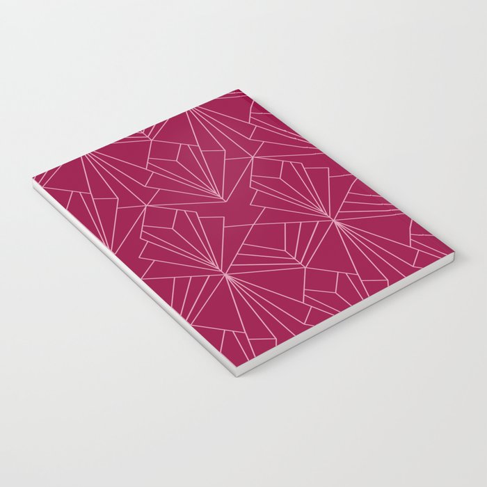 Art Deco in Raspberry Pink Notebook Gallery Image 3