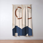 Minimal Geometric Shapes 72 Window Curtain Gallery Image 3