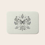 Mystical Luna Moth Bath Mat Gallery Image 1