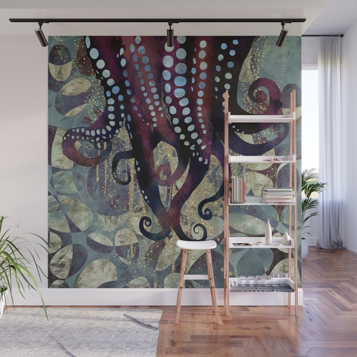 Metallic Ocean II Wall Mural Gallery Image 1
