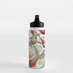 Beautiful colorful Hummingbirds from Art Forms of Nature (1904) landscape painting by Ernst Haeckel Water Bottle Gallery Image 3