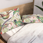 Beautiful colorful Hummingbirds from Art Forms of Nature (1904) landscape painting by Ernst Haeckel Pillow Sham Gallery Image 2
