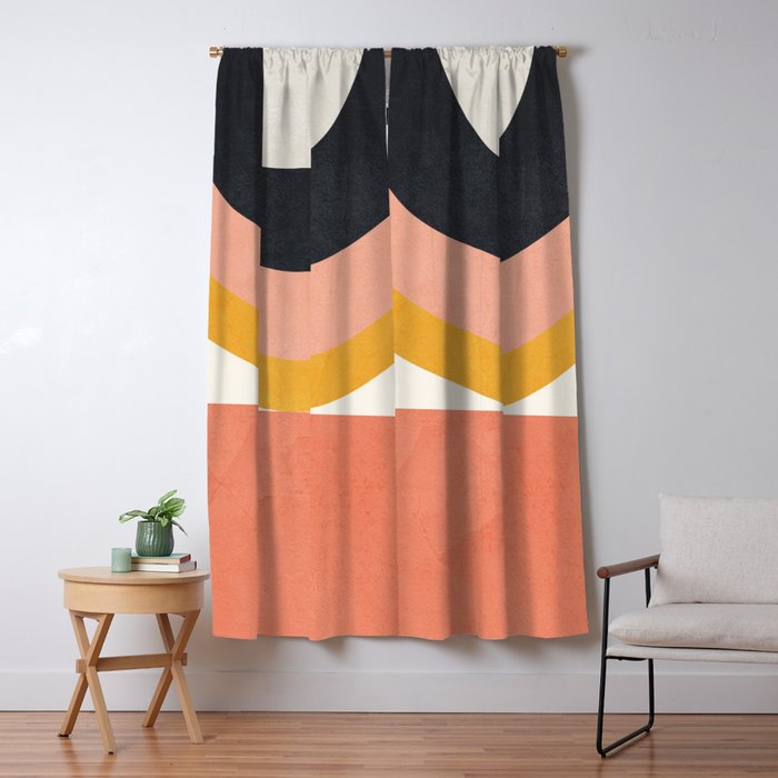 Abstract Art 8 Window Curtain Gallery Image 5