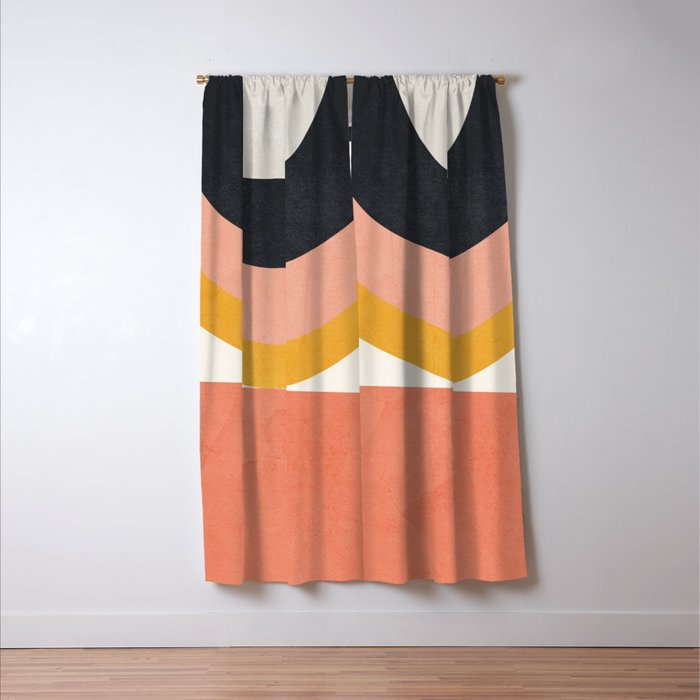 Abstract Art 8 Window Curtain Gallery Image 3