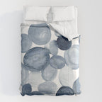 Pebbles Watercolor Abstract Comforter Gallery Image 6