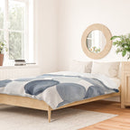Pebbles Watercolor Abstract Duvet Cover Gallery Image 2