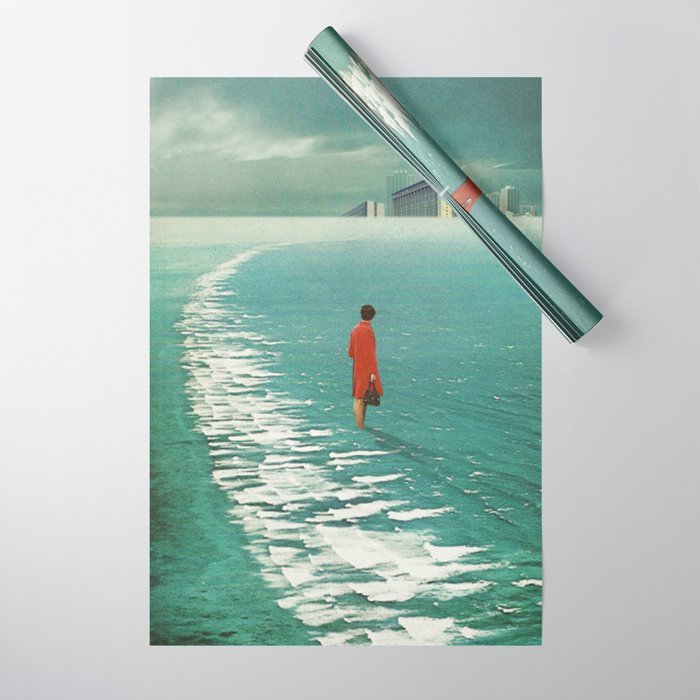 Waiting For The Cities To Fade Out Wrapping Paper Gallery Image 1