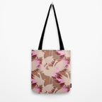 FARM FOLK SWAN Inspired by PANTONE 17 1230 Mocha Mousse Tote Bag Gallery Image 2