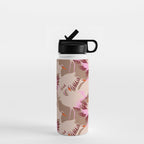 FARM FOLK SWAN Inspired by PANTONE 17 1230 Mocha Mousse Water Bottle Gallery Image 1