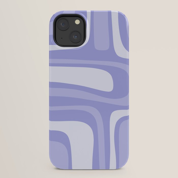Palm Springs Retro Modern Abstract Pattern in Lavender Light Purple iPhone Case Gallery Image 30
