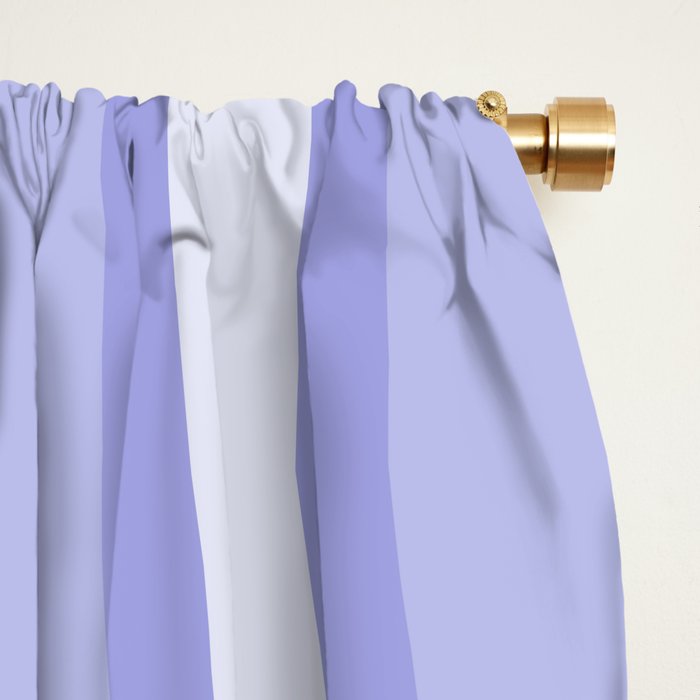 Palm Springs Retro Modern Abstract Pattern in Lavender Light Purple Window Curtain Gallery Image 2