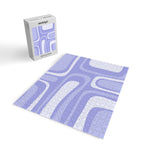 Palm Springs Retro Modern Abstract Pattern in Lavender Light Purple Jigsaw Puzzle Gallery Image 2