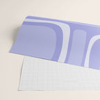 Palm Springs Retro Modern Abstract Pattern in Lavender Light Purple Wrapping Paper Gallery Image 2