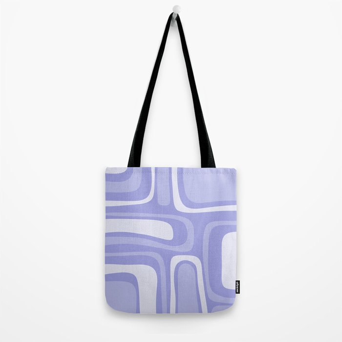 Palm Springs Retro Modern Abstract Pattern in Lavender Light Purple Tote Bag Gallery Image 2