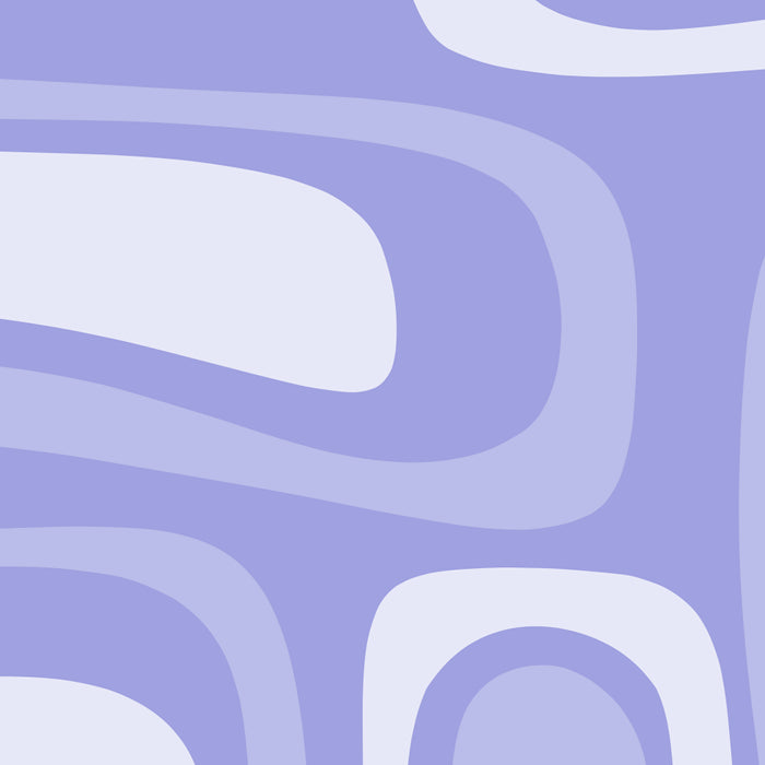 Palm Springs Retro Modern Abstract Pattern in Lavender Light Purple Coffee Mug Gallery Image 2