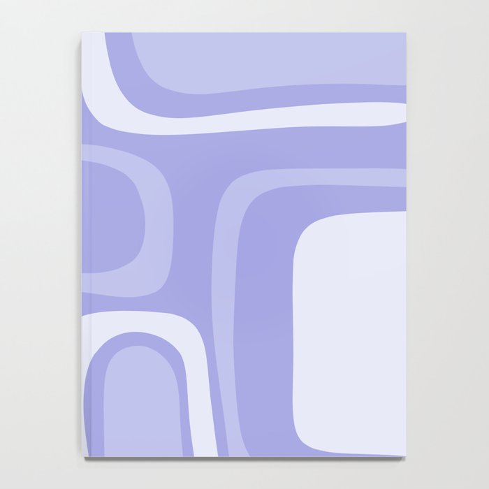 Palm Springs Retro Modern Abstract Pattern in Lavender Light Purple Notebook Gallery Image 4