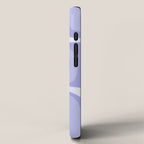 Palm Springs Retro Modern Abstract Pattern in Lavender Light Purple iPhone Case Gallery Image 2