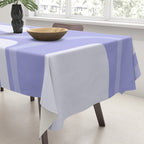 Palm Springs Retro Modern Abstract Pattern in Lavender Light Purple Tablecloth Gallery Image 3