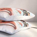 Pink Flamingos On Aruba Island Art Photo | Caribbean Beach Wall Print | Tropical Travel Photography Pillow Sham Gallery Image 3