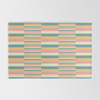Mixed Stripes Pattern X Retro Summer Rug Gallery Image 2