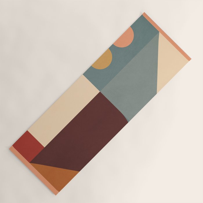 Abstract Geometric Shapes 47 Yoga Mat Gallery Image 1