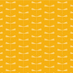 Dragonfly Pattern XIV Golden Yellow Coffee Mug Gallery Image 2