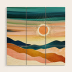 Jewel Dusk Wood Wall Art Gallery Image 1