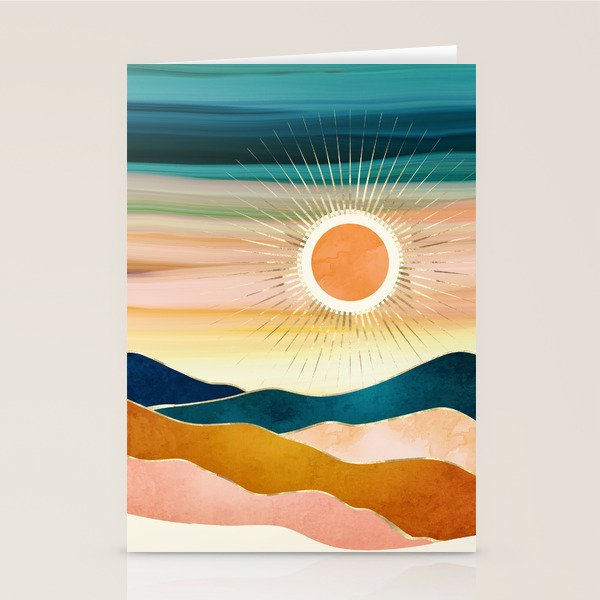 Jewel Dusk Stationery Card Gallery Image 1