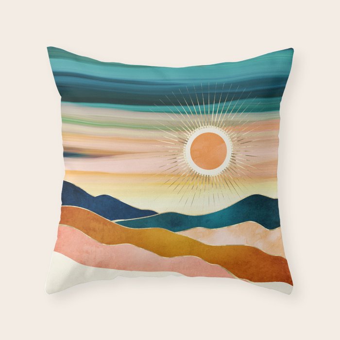 Jewel Dusk Throw Pillow Gallery Image 6