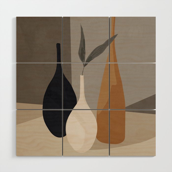 Vase Decoration X Wood Wall Art Gallery Image 1