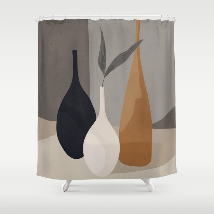 Vase Decoration X Shower Curtain Gallery Image 1