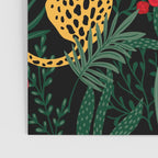 Leopards & Roses Pattern Poster Gallery Image 3