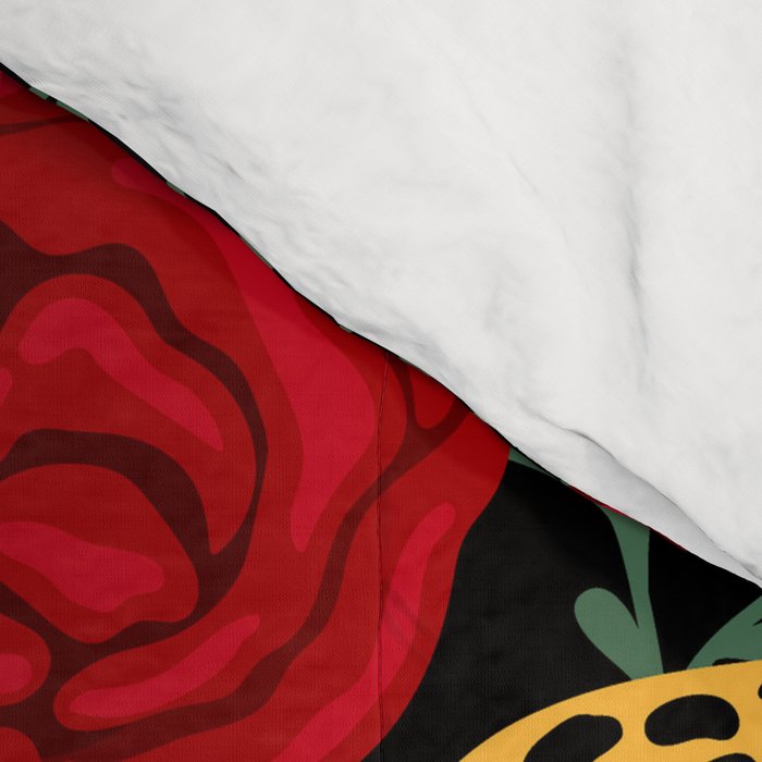 Leopards & Roses Pattern Comforter Gallery Image 4