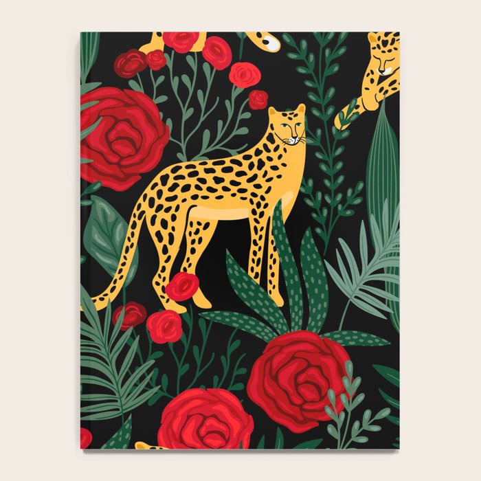 Leopards & Roses Pattern Notebook Gallery Image 4