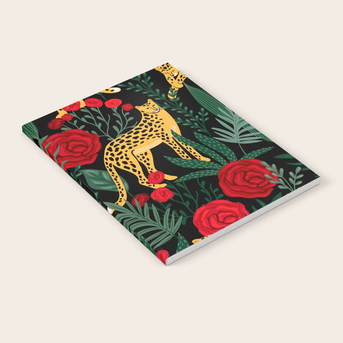 Leopards & Roses Pattern Notebook Gallery Image 2