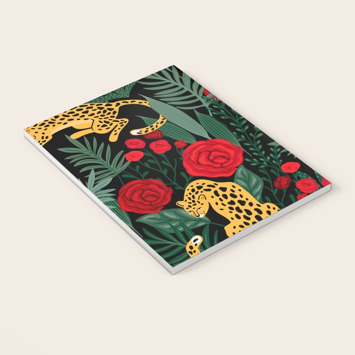 Leopards & Roses Pattern Notebook Gallery Image 3