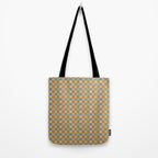 Checkered Multicolor Pattern IV Earthy Rainbow Tote Bag Gallery Image 2