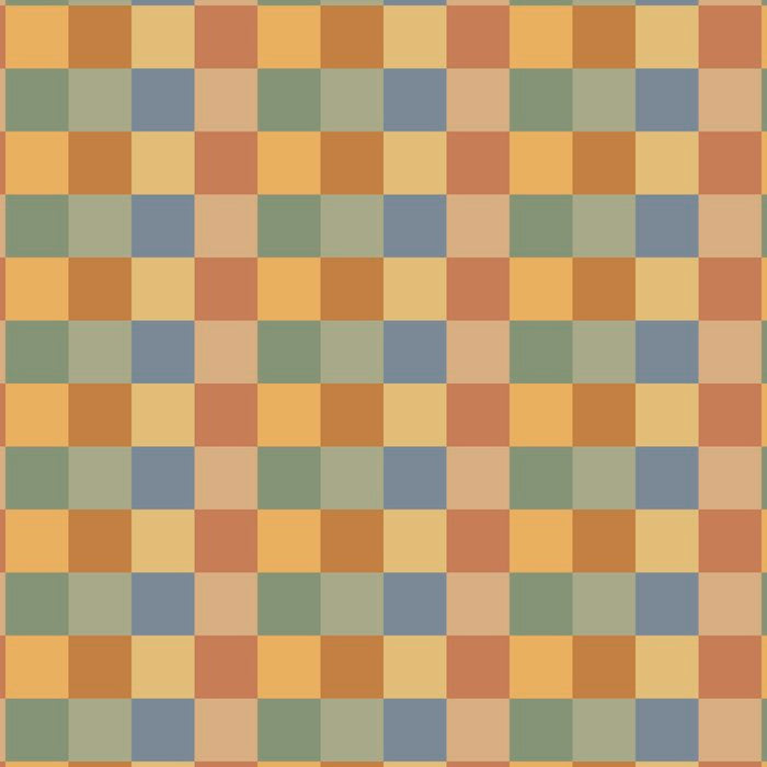 Checkered Multicolor Pattern IV Earthy Rainbow Coffee Mug Gallery Image 2