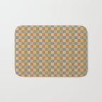 Checkered Multicolor Pattern IV Earthy Rainbow Bath Mat Gallery Image 1
