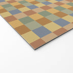Checkered Multicolor Pattern IV Earthy Rainbow Welcome Mat Gallery Image 2
