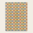 Checkered Multicolor Pattern IV Earthy Rainbow Notebook Gallery Image 4
